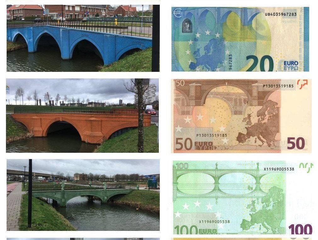 Мосты на банкнотах
